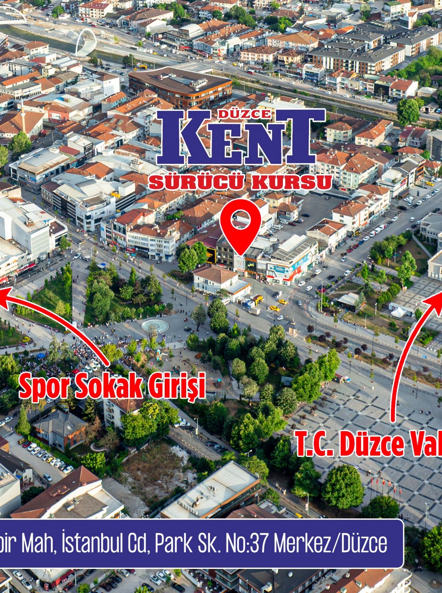 Kent Sürücü Kursu konumu